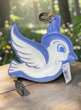 Bath & Body Works Disney Princess Snow White BlueBird Coin Purse Bag Charm Clip